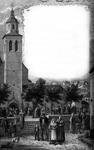 The family of Bernadette Soubirous (1844-1879) in Lourdes, Hautes Pyrenees (65) by French School