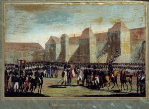 The Farewell of Napoleon Bonaparte to the Imperial Guard in Fontainebleau