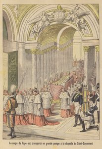 The Funeral of Pope Leo XIII by French School