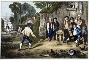 The Game of the Barrel - 19th Century