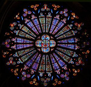 The north rose window