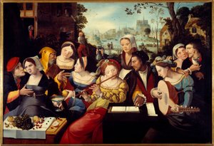 The Prodigal Child in Courtesans Also Says Allegory of the Five Senses
