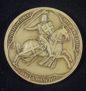 The seal of Amadeo V (c.1252-1323) Count of Savoy, 1303