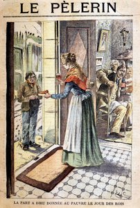 The share of God given to the poor on the day of kings - in 