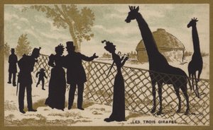 The three giraffes by French School