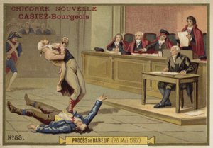 The trial of Gracchus Babeuf, Paris, 26 May 1797 by French School