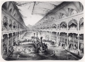 The water gymnasium of the Champs-Elysees at Paris, 1847