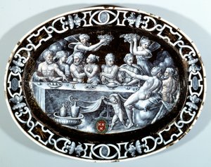 The Wedding Feast of Psyche by French School