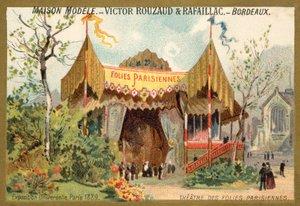 Theatre des Folies Parisiennes, Exposition Universelle, Paris by French School