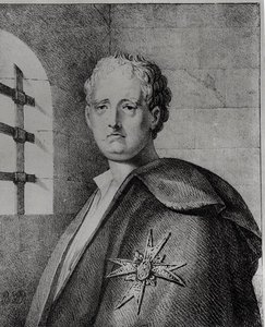Thomas-Arthur, Comte de Lally in his dungeon by French School