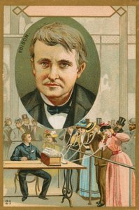 Thomas Edison by French School