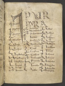 Tironian Manuscript, MS 37518 f.27r, Paris, Saint-Germain-des-Prés