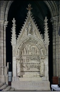 Tomb of Dagobert I, restored by Adolphe Victore Geoffrey-Dechaume