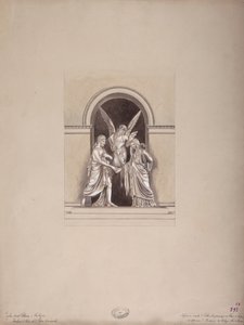 Tomb of Felix and Elisa Baciocchi, San Petronio Basilica, Bologna by French School