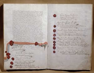 Treaty of Westphalia, signed at Munster 24th October 1648