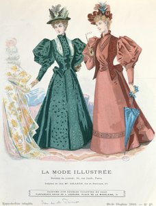 Two women, from La Mode Illustrée, 1895