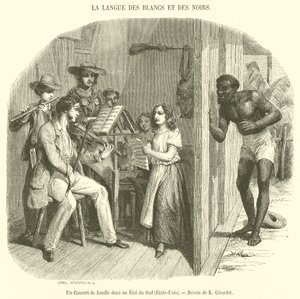 A Family Concert in a Southern State, United States by French School