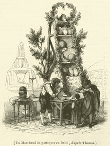 A Watermelon Merchant in Italy by French School
