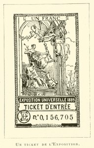 A Ticket from the Exhibition by French School