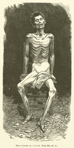 A Victim of Opium (engraving) by French School