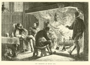 A Chimney in the Middle Ages by French School