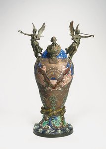 Urn commemorating the centennial of American independence, c.1876