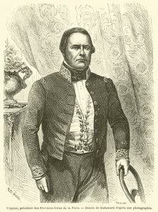 Urquiza, President of the United Provinces of the Rio de la Plata by French School