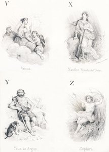 Venus, Xantho, Eyes, Zephire by French School