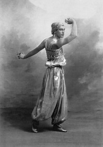 Vaslav Nijinsky (1890-1950) Russian Dancer of Polish Origins Here in Ballet Sheherazade
