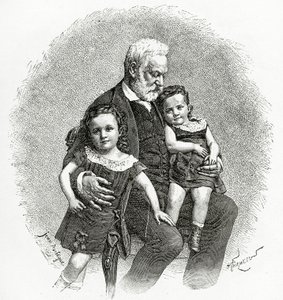 Victor Hugo and His Grandchildren