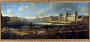 View of Paris from the Louvre coast taken from the Pont Neuf