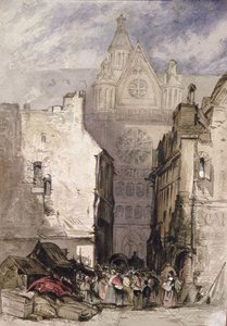 View of St. Eustache and Les Halles