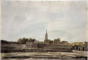 View of a Townscape in Southern France, c.1800