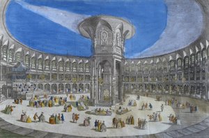 View of a lunch party, Ranelagh gardens, interior of the rotunda, London