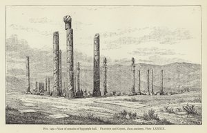 View of Remains of Hypostyle Hall by French School