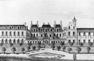 View of the Soissons Hotel in Paris