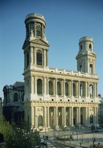 View of the Facade of the Church of Saint-Sulpice by French School