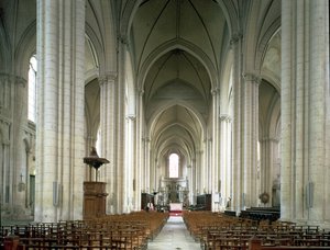 View of the nave, c.1162-80