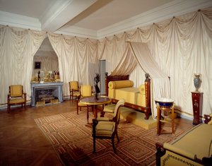 View of the Room of Emperor Napoleon I at the Chateau de Malmaison