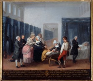 Visit of Monsieur and Madame Necker to the Hospice of Charity by French School