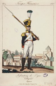 Voltigeur of the Line Infantry, French Troops no. 9 by French School