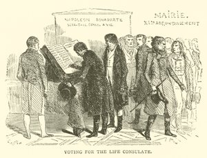 Voting for the life consulate by French School