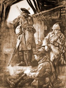 WWI French observation post on the Western Front