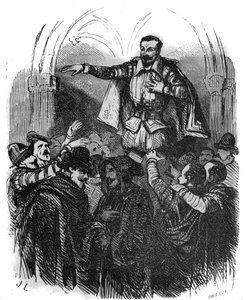 Wars of Religion: the conspiracy of Amboise in 1560 (Huguenot conspiracy inspired by the Prince of Conde and led by La Renaudie, which sought to remove the young Francois II from the influence of the Guise).