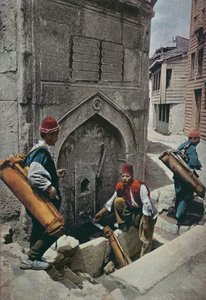 Water Carriers in Constantinople, c.1895 by French School