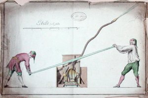 Water Pump for extinguishing fires, mid 18th century by French School