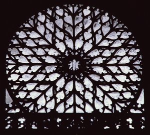 West rose window by French School