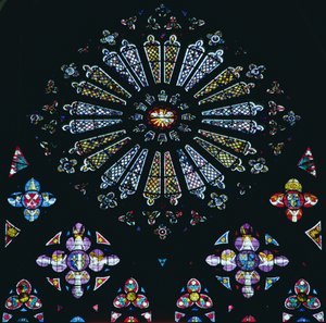 West Window by French School