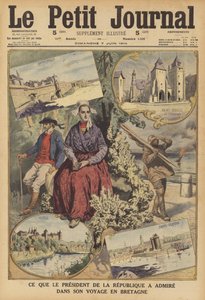 What the President of France Admired on His Visit to Brittany by French School