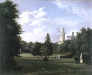 Windmill at the Folie-Beaujon in Paris, c.1830 by French School